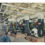 Henry Gilbert Foote, World War II Era Chilled Produce Storage, 1943-1944 (a set of five works)