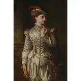 Thomas Francis Dicksee, Lily Langtry as Viola in 12th Night, 1866