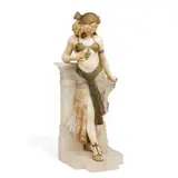 Giuseppe Gambogi, Cleopatra, carved alabaster
