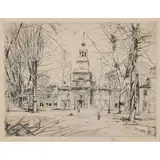 Childe Hassam, Independence Hall, 1926