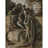 Everett Shinn, A Gathering at the Wall