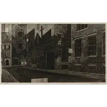 Armin Landeck, Shadow Street, 1947