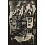 Howard Cook, Paris Street, 1930