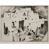 Gene Kloss, Morning at the Pueblo, 1975