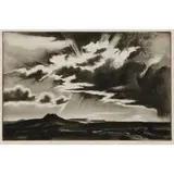 Gene Kloss, Clouds at Sunset, 1953