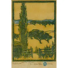 Cypress, 1922 by Elizabeth Norton, sold Jun 2021