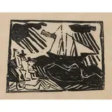 Lyonel Feininger, The Yacht Race, 1918,