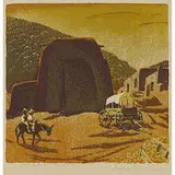 Gustave Baumann, Cordova Plaza, 1943
