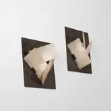 Pierre Chareau, sconces model no. LA548, pair