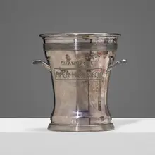 Apollo Silver Co., champagne bucket, c. 1920, silver-plated brass