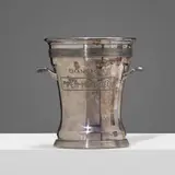 Apollo Silver Co., champagne bucket, c. 1920, silver-plated brass