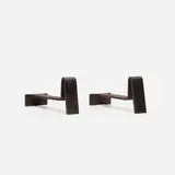 Jacques Quinet, andirons, pair