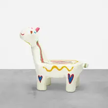 Dennis Pearson, Beastie (child’s stool), 1994, acrylic on lacquered fiberglass