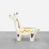 Dennis Pearson, Beastie (child’s stool), 1994, acrylic on lacquered fiberglass