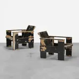 Gerrit Rietveld, Crate chairs, pair