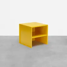 No. 5 stool by Donald Judd, 1984 / 2015, enameled aluminum, sold Oct 2018