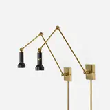 Angelo Lelii, wall lamps, pair