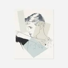 Andy Warhol, Untitled, c. 1982, screenprint and collage on paper