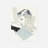Untitled by Andy Warhol, c. 1982, screenprint and collage on paper, sold Oct 2018