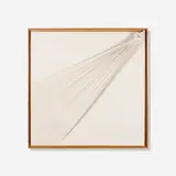 Jorge Eielson, Quipus 60 A, 1974, painted burlap over wood