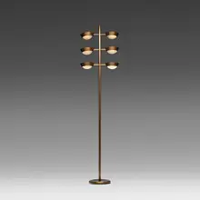 floor lamp by Pietro Chiesa, 1938, brass, frosted glass, sold Oct 2018