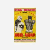 Andy Warhol and Jean-Michel Basquiat, Warhol/Basquiat Paintings exhibition poster, 1985, printed paper