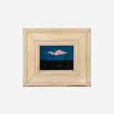 Gertrude Abercrombie, Untitled (Landscape with Ladder, Cloud and Mushroom)