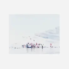 Scala dei Turchi 4, #3852 by Massimo Vitali, 2009, c-print Diasec mounted to acrylic, sold Sep 2018