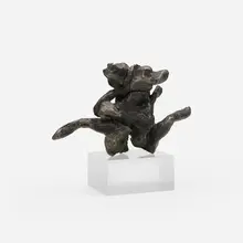 Willem de Kooning, Untitled, 1972, cast pewter