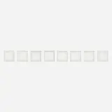 Tony Tasset, Comfortable Abstraction (Eight-Part Button Variation), 1986, leather over foam and plywood