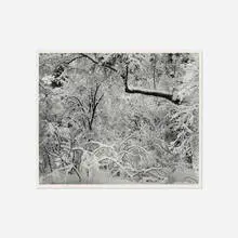 Fresh Snow, Yosemite Valley, California, 1947 (from Portfolio VI) by Ansel Adams, gelatin silver print, sold Sep 2018