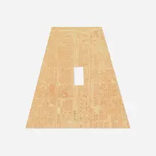 A Trapezoid of Chicago without a Rectangle by Sol LeWitt, 1979, printed paper with cut-out, sold Sep 2018