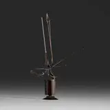 Richard Hunt, Spacial Bloom, c. 1957, patinated steel