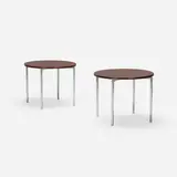 Florence Knoll, occasional tables, pair
