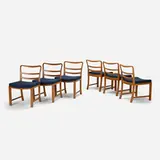 Edward Wormley, dining chairs model 4594, set of six