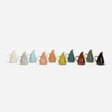 Russel Wright, American Modern pitchers, set of ten, 1939, glazed stoneware