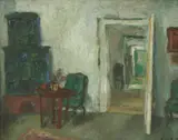 Elemér Vass, Untitled, oil on board 65 x 81cm .
