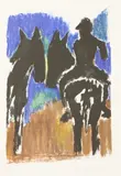 Josef Herman, Untitled, unframed Provenance: Curwen Print Study Centre. .