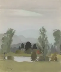 Simon Bussy, Untitled, pastel 25 x 21cm .
