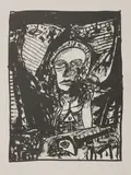 John Bellany, Untitled, John Bellany RA (1942-2013) 'In the smokehouse' lithograph