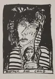 John Bellany, Untitled, John Bellany RA (1942-2013) Mother and child lithograph