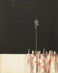 Envin Cremona, Untitled, mixed media on paper 63 x 50.5cm .