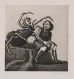 Paula Rego, Untitled, from Nursery Rhymes etching and aquatint