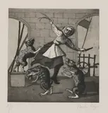 Paula Rego, Untitled, from Nursery Rhymes etching and aquatint