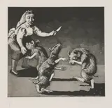 Paula Rego, Untitled, from Nursery Rhymes etching and aquatint