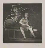 Paula Rego, Untitled, from Nursery Rhymes etching and aquatint