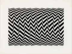 Bridget Riley, Untitled, Bridget Riley CH (b.1931) 'Fragment 3' screenprint on perspex