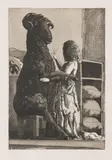 Paula Rego, Untitled, from Nursery Rhymes etching and aquatint