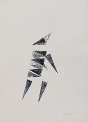 Untitled by Lynn Chadwick, Lynn Chadwick RA (1914-2003) 'Figure III' lithograph, sold Apr 2021