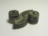 Arno Malinowski, for Royal Copenhagen, Circa 1940, A stoneware inkwell and pentray,